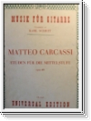 Carcassi, Matteo Ausgewählte Etüden für die Mittelstufe op.60 fü