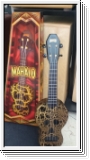 Mahalo MC1SK Skull Sopran Ukulele schwarz mit Tasche