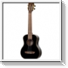 Ortega RUOX-TE Tenor Ukulele 4 String - All Gloss Black   Bag