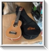 Leho LHS CSM vollmassive Sopran Ukulele Zeder/Mahagoni