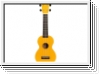 Mahalo Ukulele mit Smilie incl. Tasche Sopran  gelb