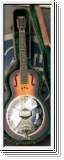 Paramount-Little-Wing-Antique-Burst Resonatorgitarre mit Koffer