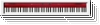 KORG Digitalpiano, Liano, 8 Watt, USB, rot limitiert