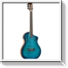 Ortega  RTPDLX-FMA Nylon String Gitarre 6 String - geflammtes Ah