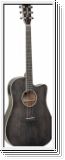 Tanglewood TW5EBS Winterleaf  Cutaway Black Shadow