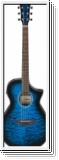 Ibanez  AEWC16QA-TLH Akustikgitarre 6-String - Transparent Blue