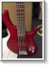 CORT Action Bass V TR  5-Saiter  Translucent Red